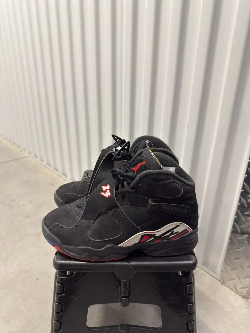 Nike Air Jordan 8 Playoff Black True 2023 Size 5.5y GS - 305368-062
